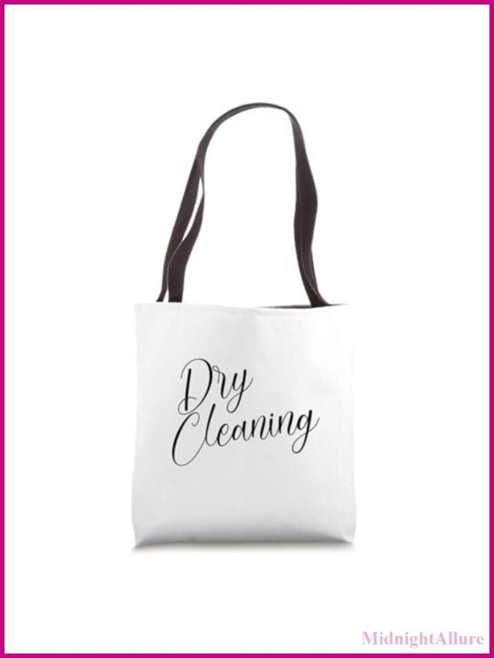 Dry Cleaning Tote Bag Polyester Canvas Double Stitched 16x16